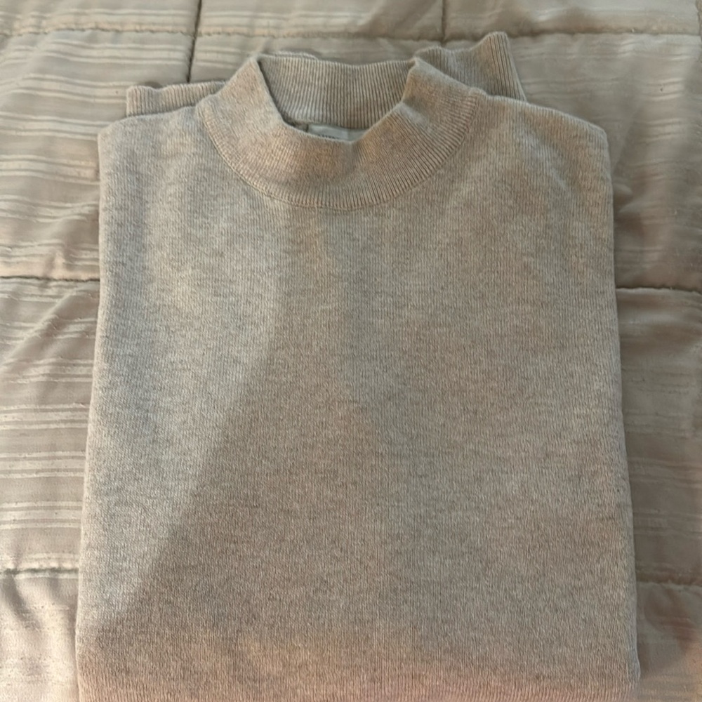 Men’s mock neck sweater